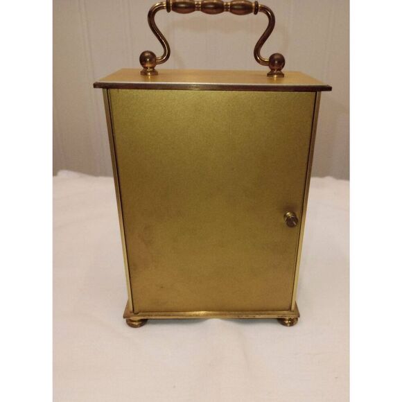 Elgin brass mantle quartz clock not working for parts only - Picture 4 of 7